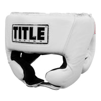 color:white::TITLE Boxing USA Boxing Competition Headgear - With Cheeks main view