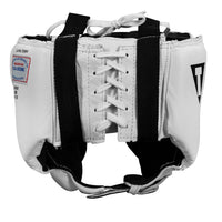 variant:white::TITLE Boxing USA Boxing Competition Headgear - With Cheeks back view