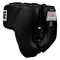 variant:black::TITLE Boxing USA Boxing Competition Headgear - Open Face side view