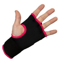variant:black/pink::TITLE Boxing Attack Nitro Speed Wraps 2.0 palm view