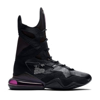 variant:black/purple::Nike Women's Air Max Boxing Shoes one shoe side view