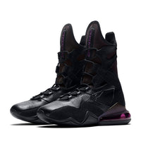 variant:black/purple::Nike Women's Air Max Boxing Shoes both shoes view