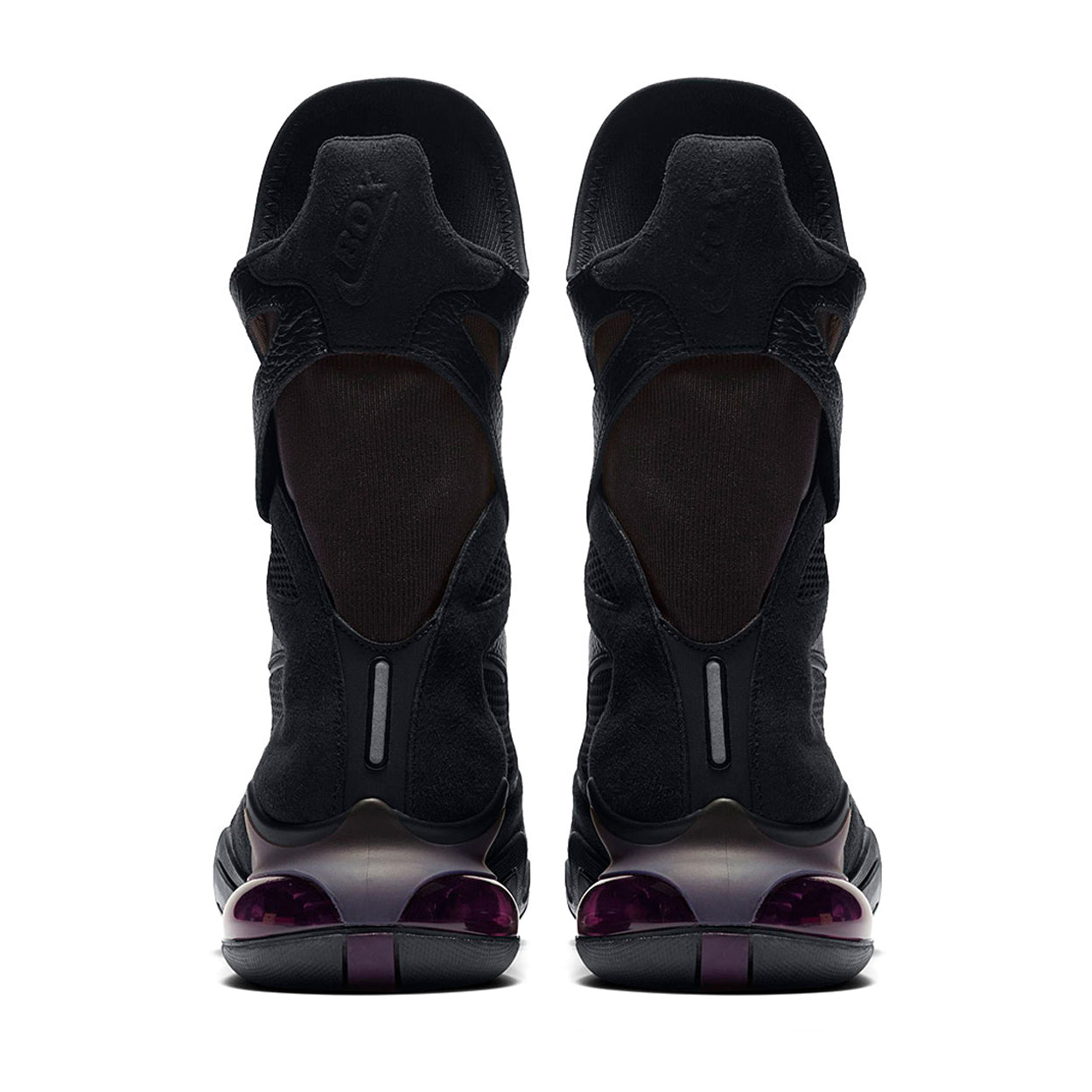variant:black/purple::Nike Women's Air Max Boxing Shoes back view