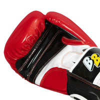 variant:Red/Black::BOOM BOOM Boxing Striker Youth Boxing Gloves boy hand view