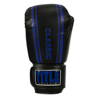 variant:black/blue::TITLE Classic Speed Boxing Gloves front view