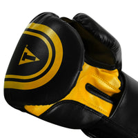 variant:black/gold::TITLE Classic Speed Boxing Gloves finger view