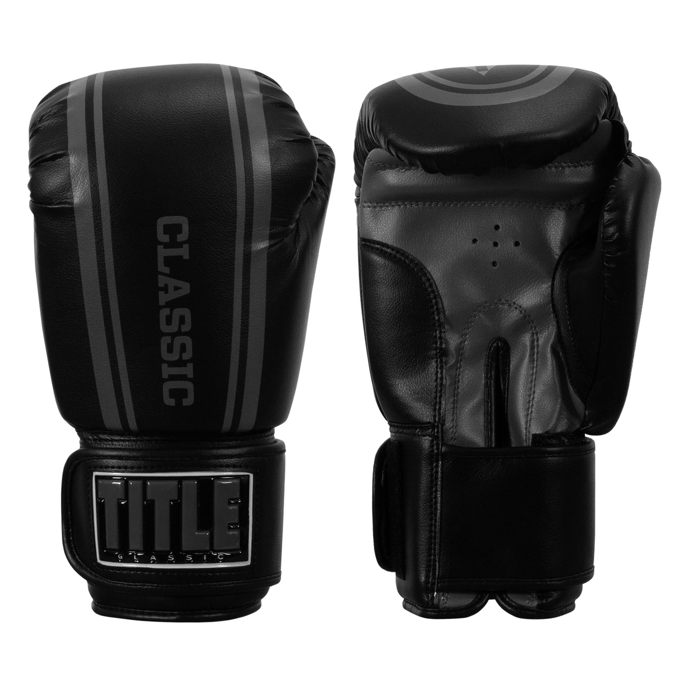 color:black/grey::TITLE Classic Speed Boxing Gloves main view