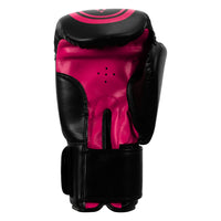 variant:black/pink::TITLE Classic Speed Boxing Gloves back view