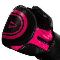 variant:black/pink::TITLE Classic Speed Boxing Gloves finger view