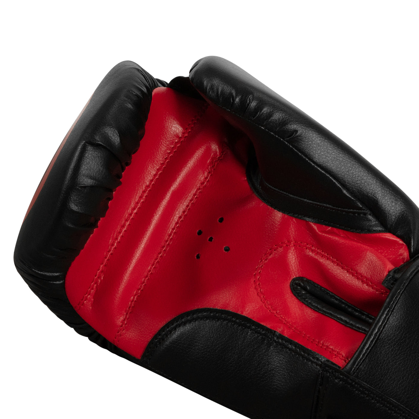 variant:black/red::TITLE Classic Speed Boxing Gloves palm view