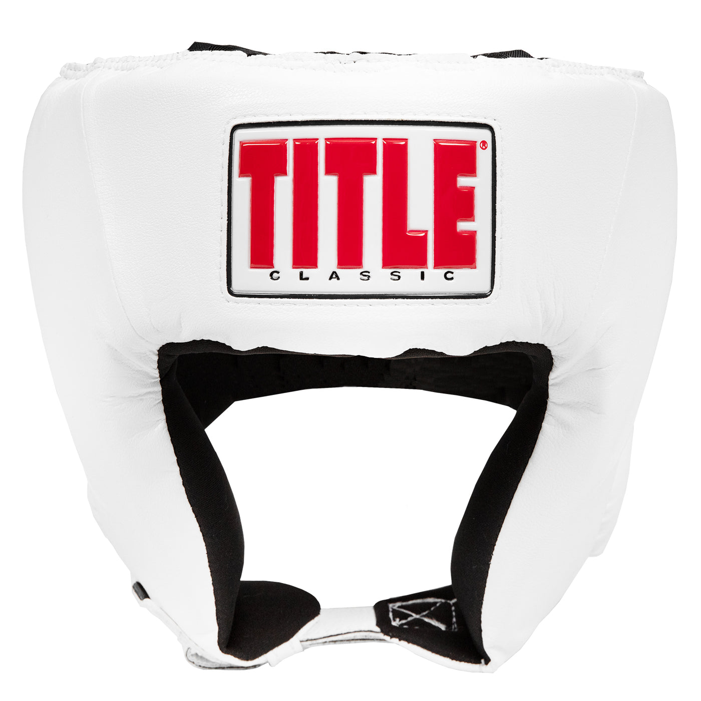 variant:white::TITLE Classic USA Boxing Competition Headgear – Open Face main view