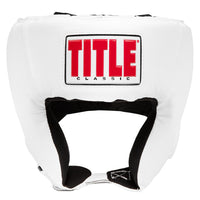 variant:white::TITLE Classic USA Boxing Competition Headgear – Open Face main view