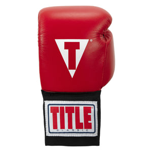 TITLE Classic USA Boxing Competition Boxing Gloves - Elastic