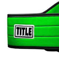 variant:green::TITLE Boxing World Boxing Champion Title Belt back view title logo
