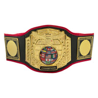 variant:black::TITLE Boxing Triple Platinum Title Belt front view