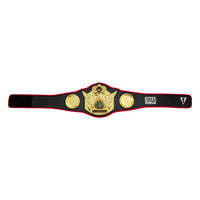 variant:black::TITLE Boxing Truimphant Wings of Victory Belt laid down flatview