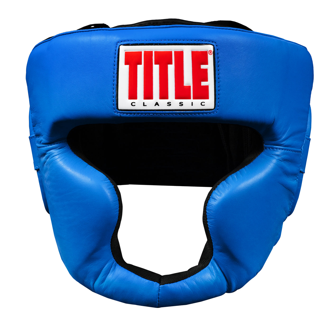 variant:Blue/Black::TITLE Classic Full Coverage Training Headgear 2.0 front view
