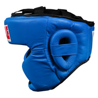 variant:Blue/Black::TITLE Classic Full Coverage Training Headgear 2.0 side view