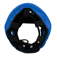 variant:Blue/Black::TITLE Classic Full Coverage Training Headgear 2.0 top view