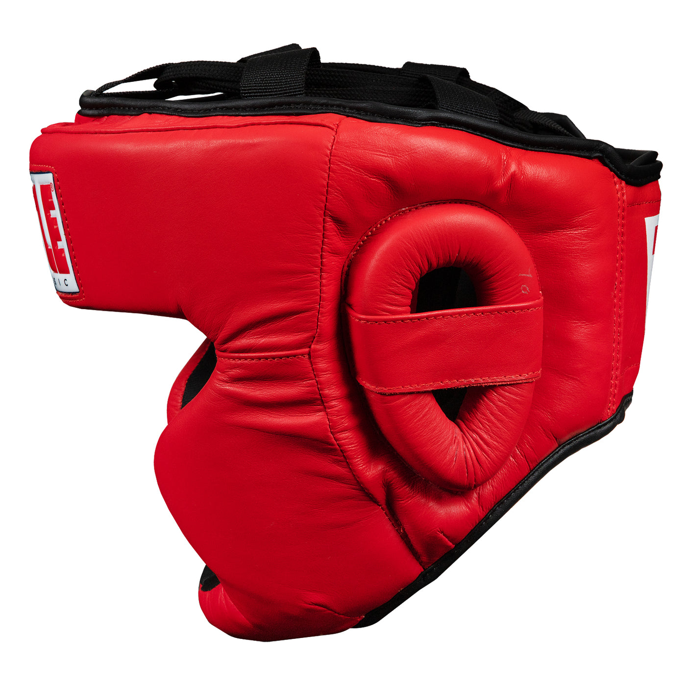 variant:Red/Black::TITLE Classic Full Coverage Training Headgear 2.0 side view