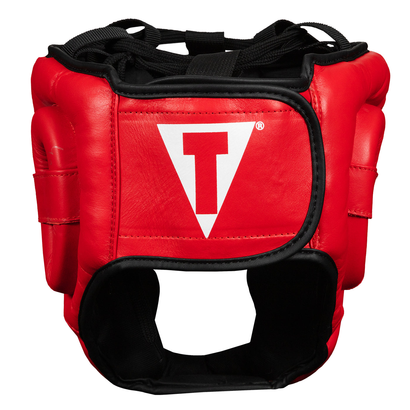 variant:Red/Black::TITLE Classic Full Coverage Training Headgear 2.0 back view