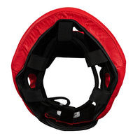 variant:Red/Black::TITLE Classic Full Coverage Training Headgear 2.0 top view