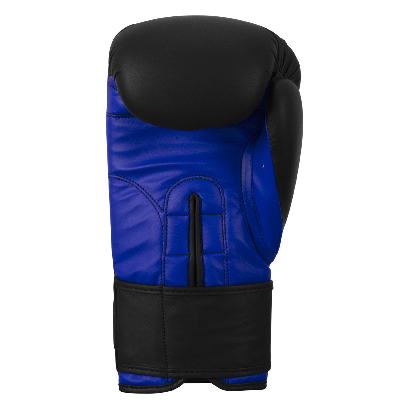 variant:black/blue::TITLE Classic Fitness Boxing Gloves back view