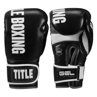 color:black/grey::TITLE Boxing Gel Soft Strike Bag Gloves main view