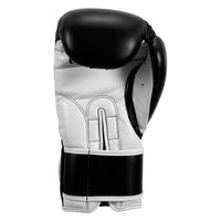 variant:black/white::TITLE Classic Pro Style Training Gloves 3.0 back view