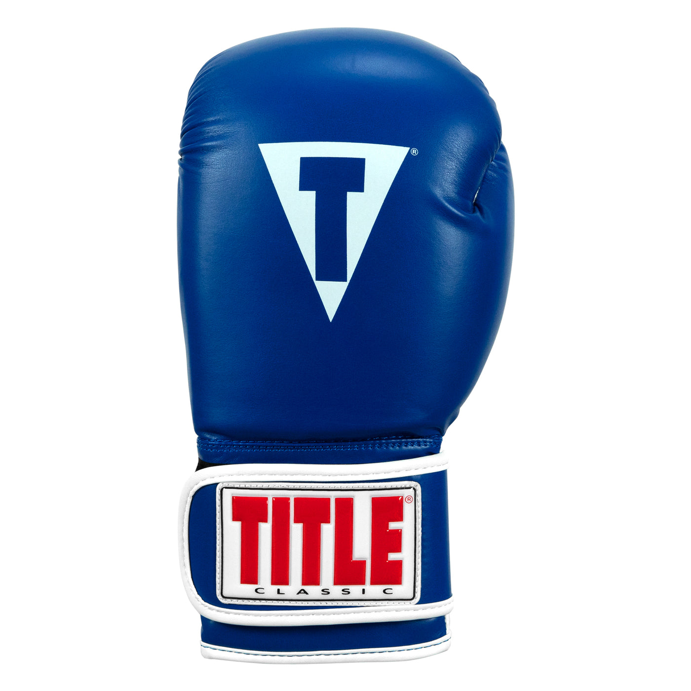 variant:blue/white::TITLE Classic Pro Style Training Gloves 3.0 front view