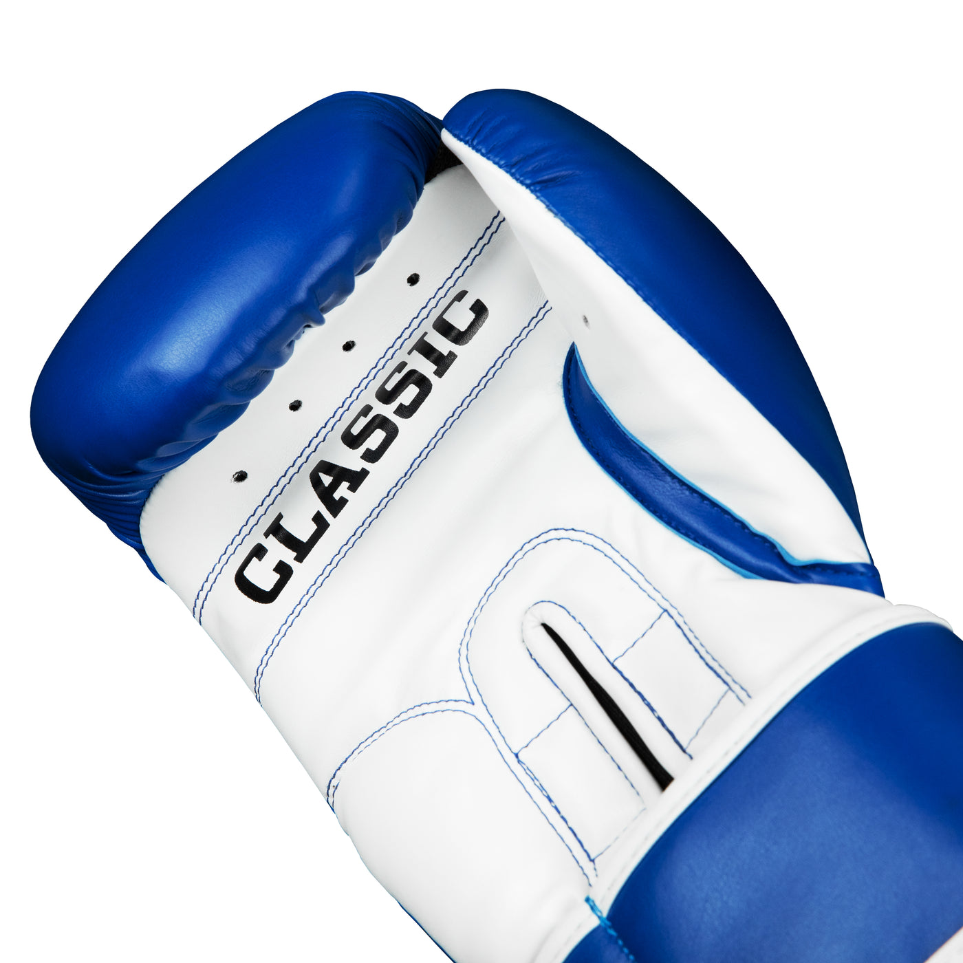 variant:blue/white::TITLE Classic Pro Style Training Gloves 3.0 palm view