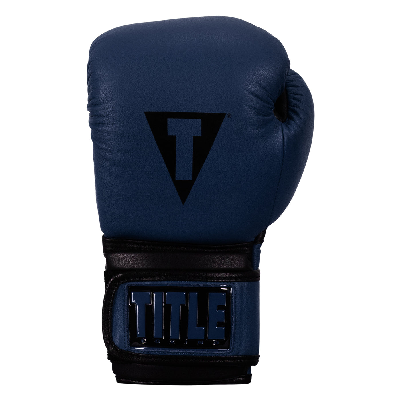 variant:blue/black::TITLE Boxing Dauntless Training Gloves front view