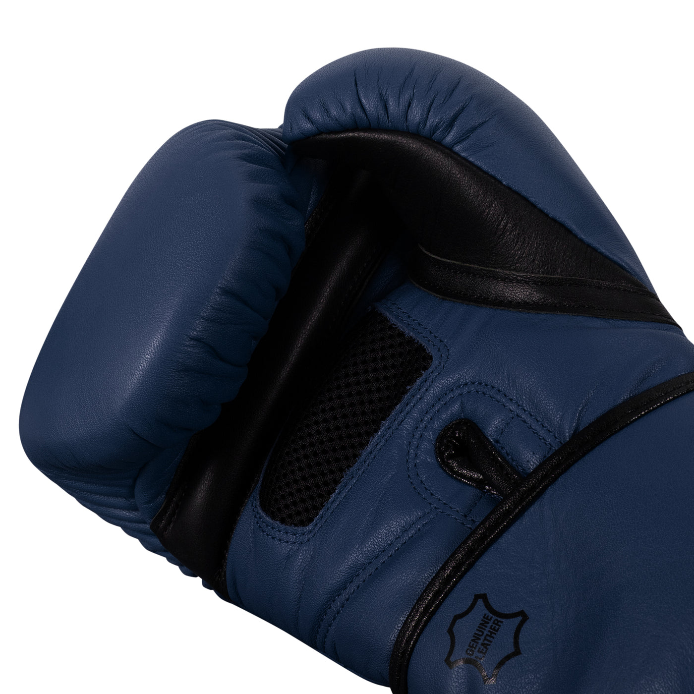 variant:blue/black::TITLE Boxing Dauntless Training Gloves palm view