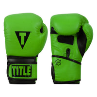 color:green/black::TITLE Boxing Dauntless Training Gloves main view