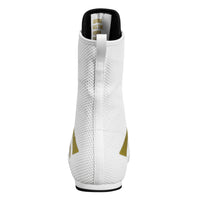 variant:White/Gold::Adidas Box Hog 3 Boxing Shoes back view