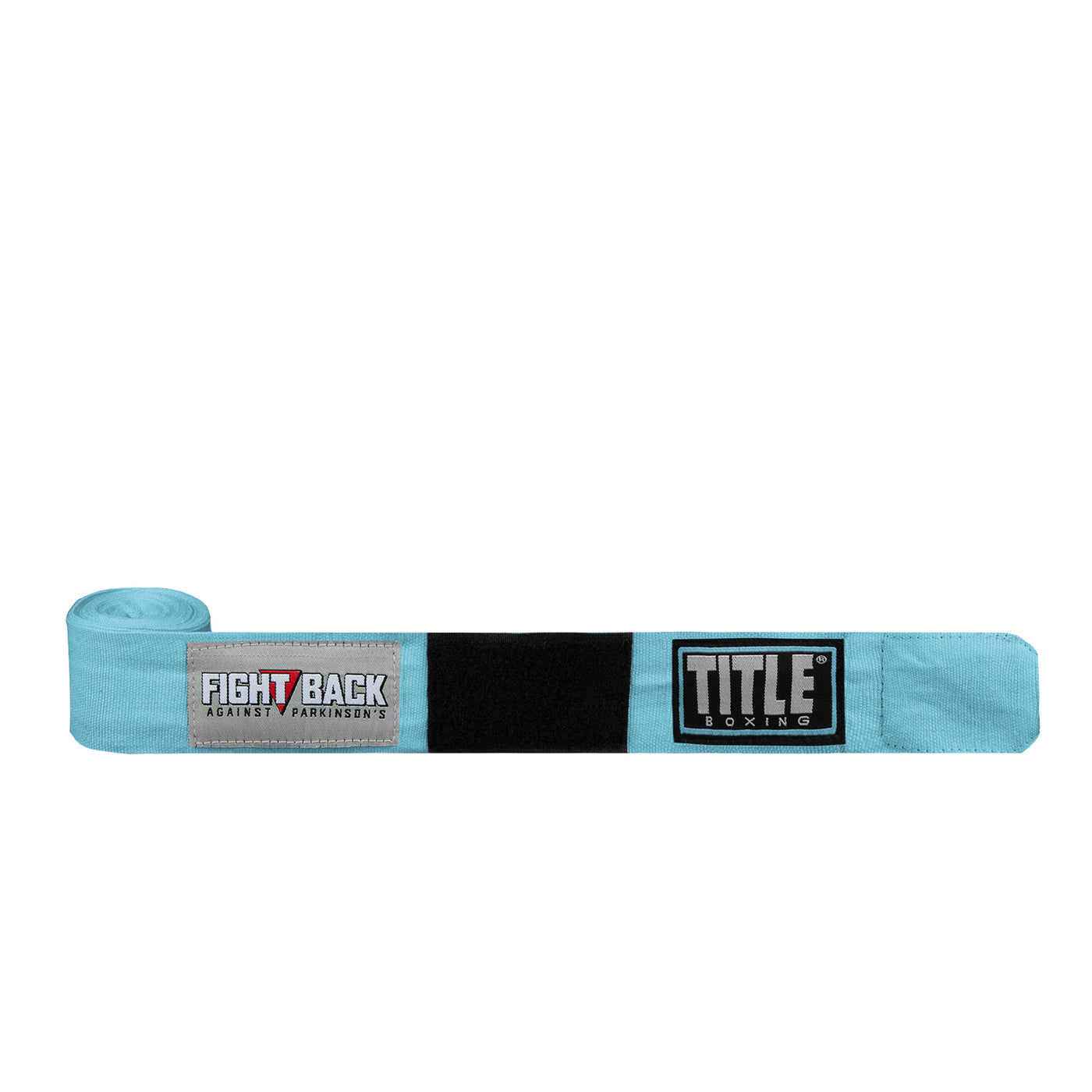 variant:Light Blue::TITLE Boxing Fight Back Semi-Elastic Hand Wraps front view