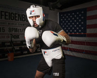 variant:white::Fighting Leather No Foul Protector guy posing with no foul protector
