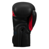 variant:black::Fighting Leather Training Gloves fourth view