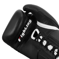 variant:black::Fighting Fury Professional Lace Training Gloves fifth view