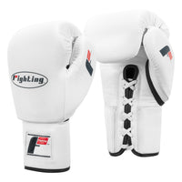 variant:white::Fighting Fury Professional Lace Training Gloves second view