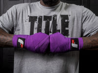 variant:Purple::Fighting Semi-Elastic 180" Hand Wraps