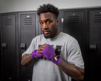 variant:Purple::Fighting Semi-Elastic 180" Hand Wraps