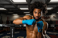 variant:Turquoise::Fighting Semi-Elastic 180" Hand Wraps