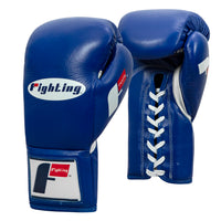 variant:Blue::Fighting Fearless Certified Pro Fight Gloves II side view