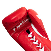 variant:Red::Fighting Fearless Certified Pro Fight Gloves II hand view