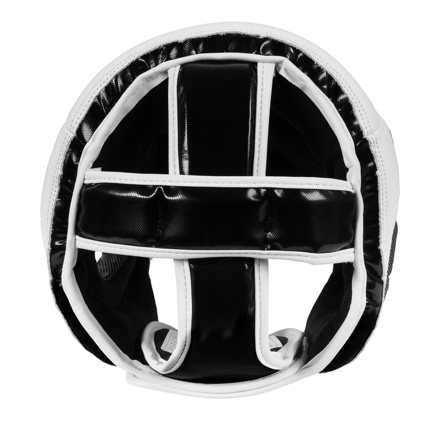 variant:White/Black::Fighting S2 GEL Power Full Training Headgear top view
