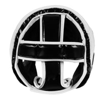 variant:White/Black::Fighting S2 GEL Power Full Training Headgear top view