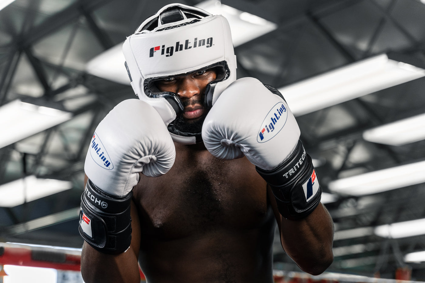 variant:White/Black::Fighting S2 GEL Power Full Training Headgear
