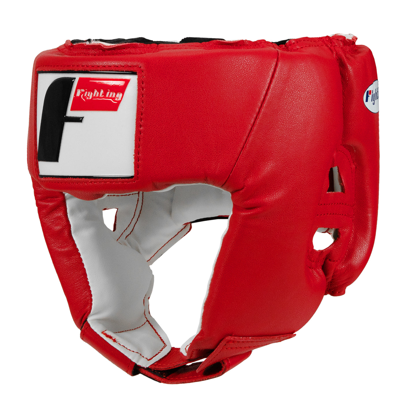 color:red::Fighting USA Boxing Competition Open Face Headgear main view