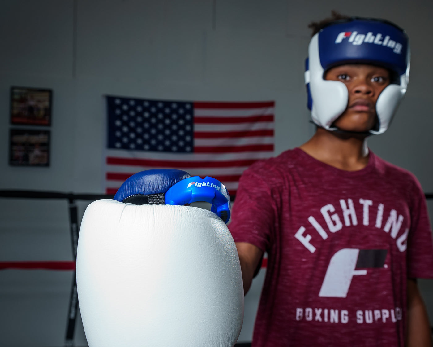 variant:Blue/Black::Fighting Fierce Professional Mouth Guard
